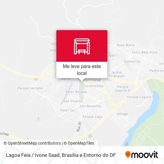 Lagoa Feia / Ivone Saad mapa