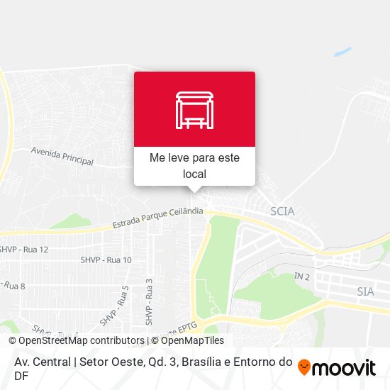 Av. Central | Setor Oeste, Qd. 3 mapa