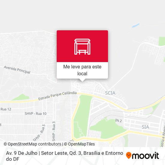 Av. 9 De Julho | Setor Leste, Qd. 3 mapa