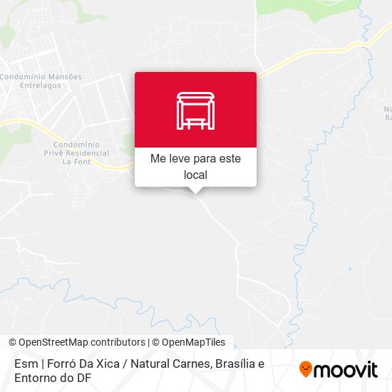 Esm | Forró Da Xica / Natural Carnes mapa