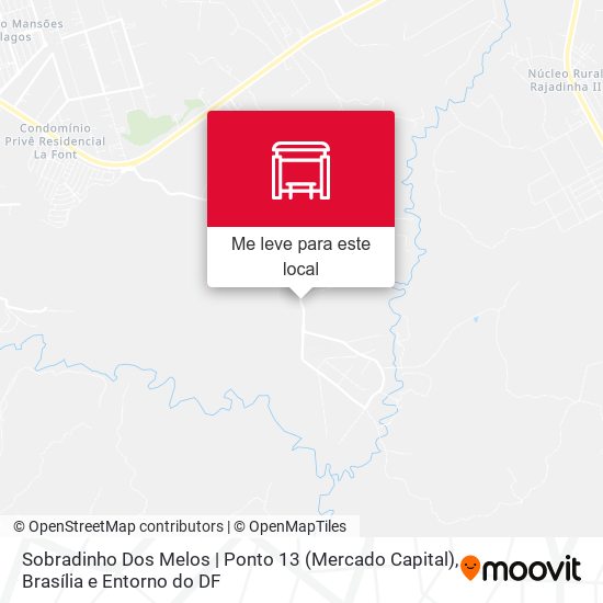 Sobradinho Dos Melos | Ponto 13 (Mercado Capital) mapa