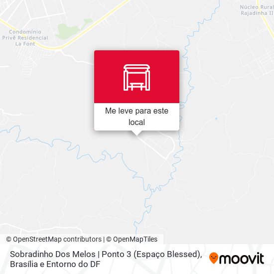 Sobradinho Dos Melos | Ponto 3 (Espaço Blessed) mapa