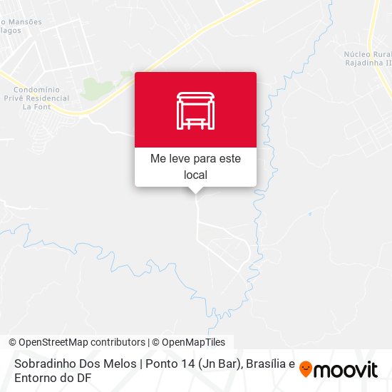 Sobradinho Dos Melos | Ponto 14 (Jn Bar) mapa
