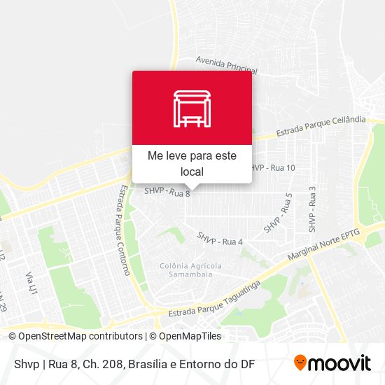Shvp | Rua 8, Ch. 208 mapa