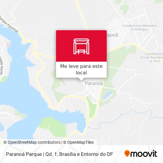 Paranoá Parque | Qd. 1 mapa