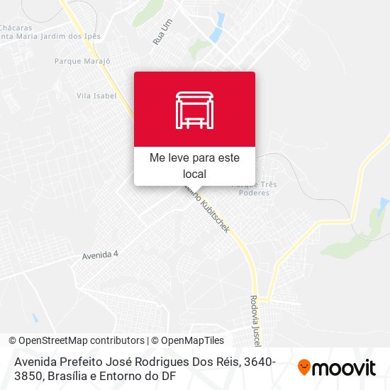 Avenida Prefeito José Rodrigues Dos Réis, 3640-3850 mapa