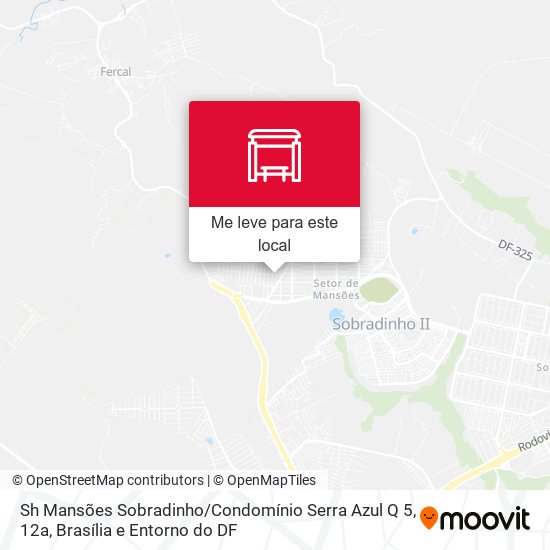 Sh Mansões Sobradinho / Condomínio Serra Azul Q 5, 12a mapa