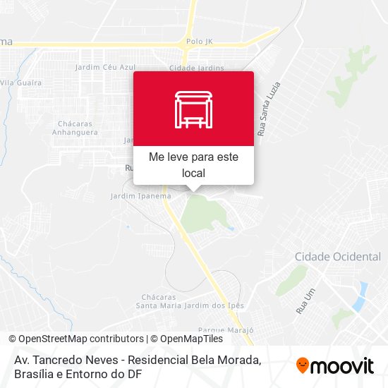 Av. Tancredo Neves - Residencial Bela Morada mapa
