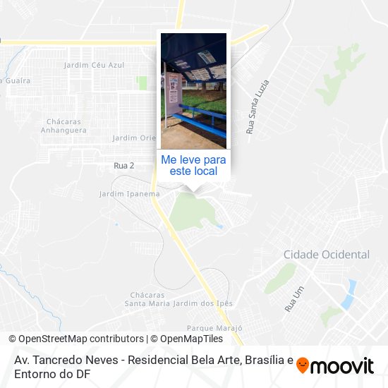 Av. Tancredo Neves - Residencial Bela Arte mapa