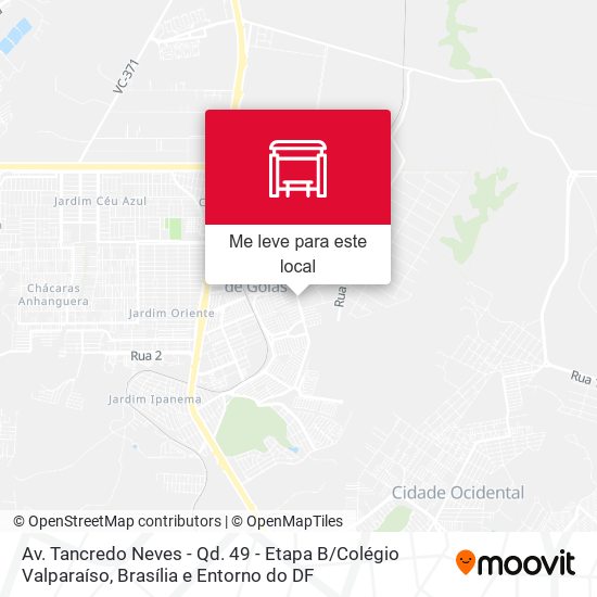 Av. Tancredo Neves - Qd. 49 - Etapa B / Colégio Valparaíso mapa