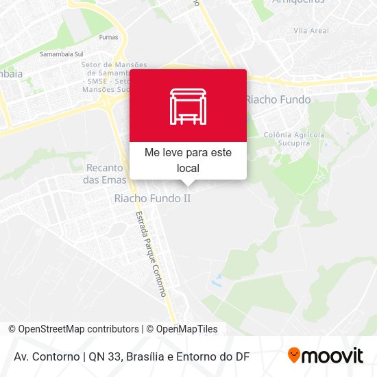 Av. Riacho Fundo | Qn 33 mapa