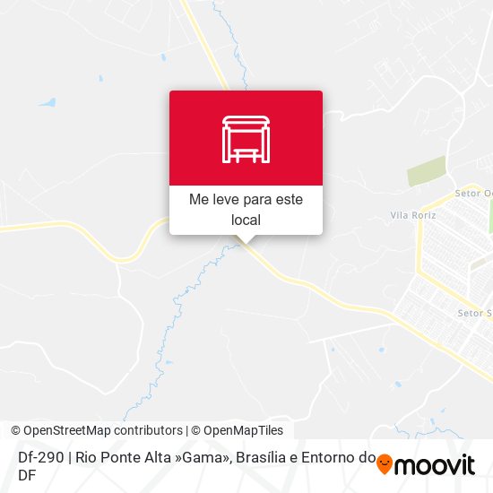 Df-290 | Rio Ponte Alta »Gama» mapa