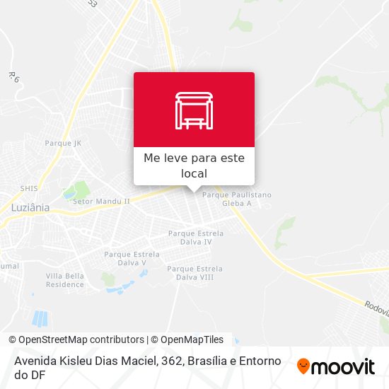 Avenida Kisleu Dias Maciel, 362 mapa