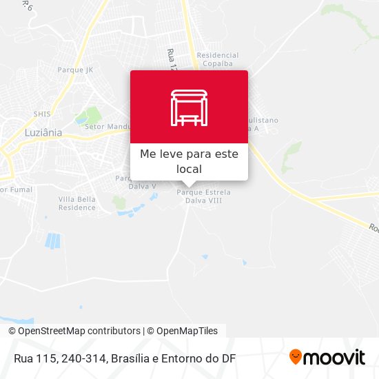Rua 115, 240-314 mapa