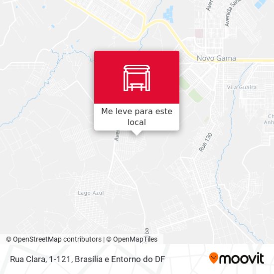 Rua Clara, 1-121 mapa