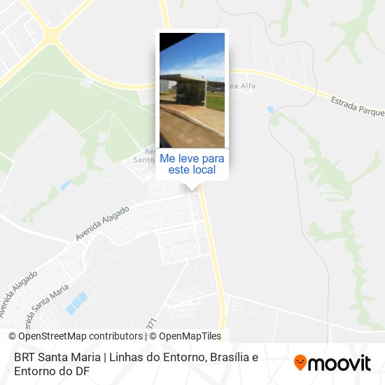 BRT Santa Maria | Linhas do Entorno mapa