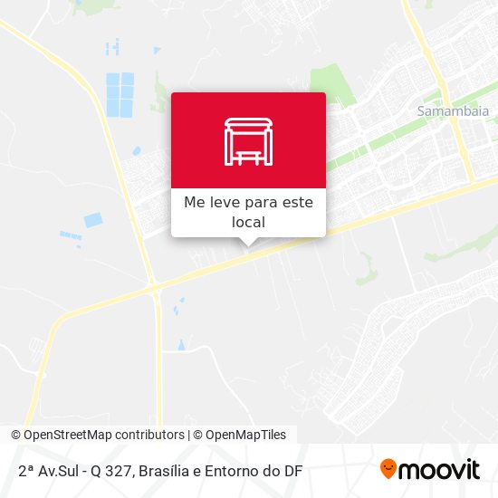 2ª Av.Sul - Q 327 mapa
