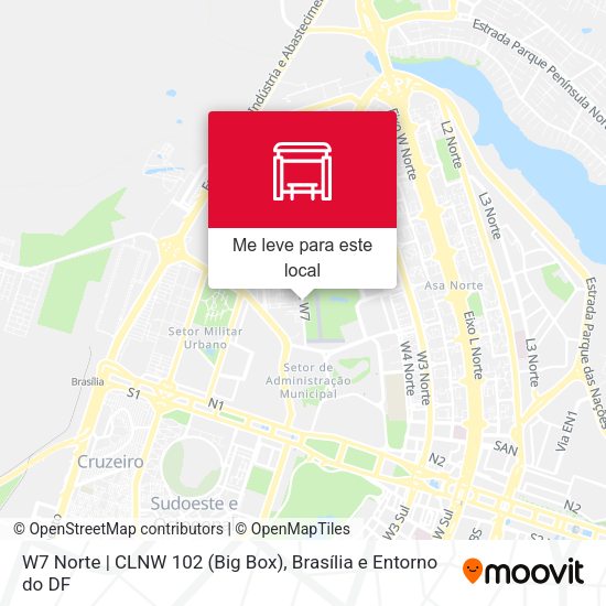 W7 Norte | CLNW 102 (Big Box) mapa