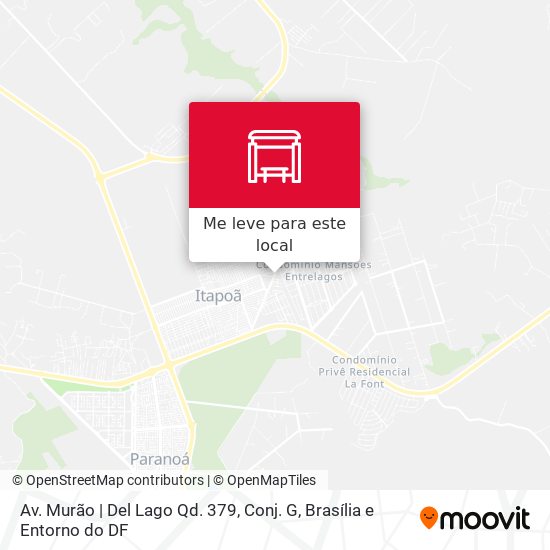 Av. Murão | Del Lago Qd. 379, Conj. G mapa