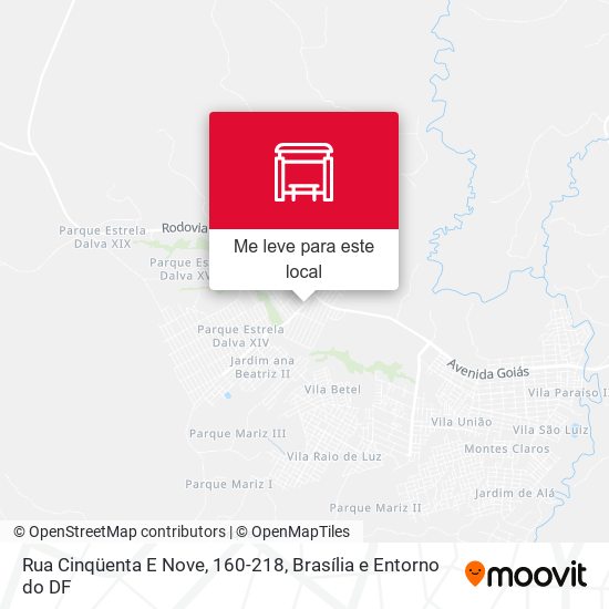 Rua Cinqüenta E Nove, 160-218 mapa