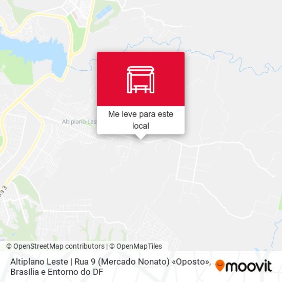 Altiplano Leste | Rua 9 (Mercado Nonato) «Oposto» mapa