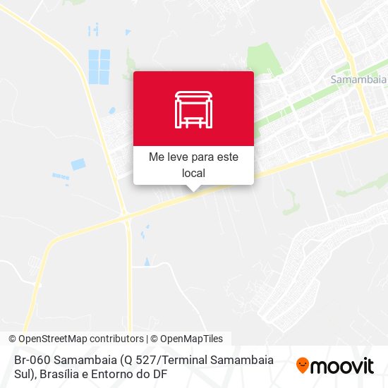 Br-060 Samambaia (Q 527 / Terminal Samambaia Sul) mapa