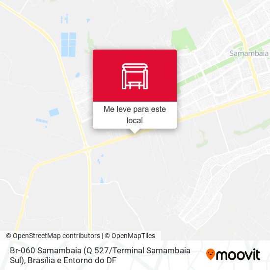 Br-060 Samambaia (Q 527 / Terminal Samambaia Sul) mapa