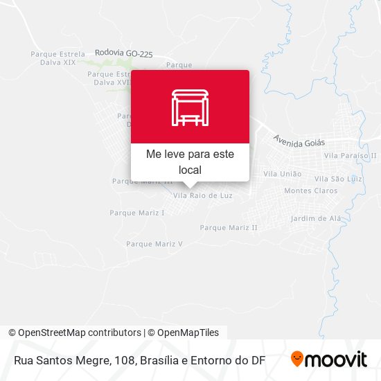 Rua Santos Megre, 108 mapa