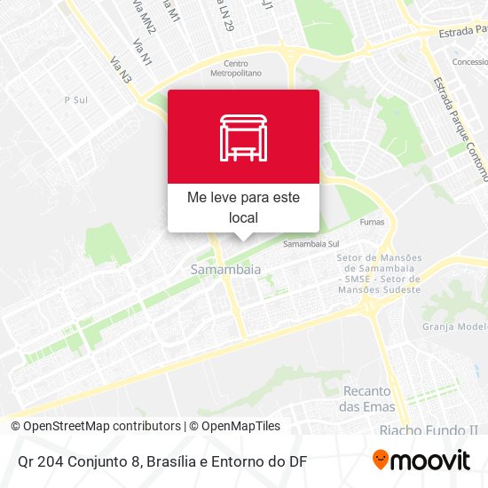 Qr 204 Conjunto 8 mapa