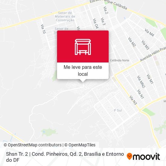 Shsn Tr. 2 | Cond. Pinheiros, Qd. 2 mapa