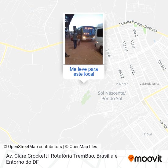 Av. Clare Crockett | Rotatória TremBão mapa