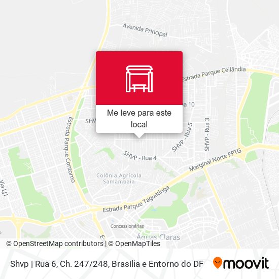 Shvp | Rua 6, Ch. 247/248 mapa