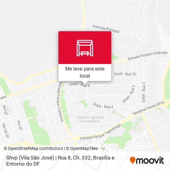 Shvp (Vila São José) | Rua 8, Ch. 332 mapa