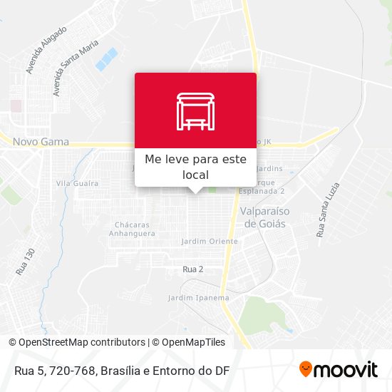 Rua 5, 720-768 mapa