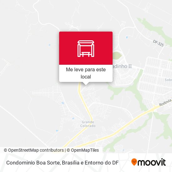 Condominío Boa Sorte mapa
