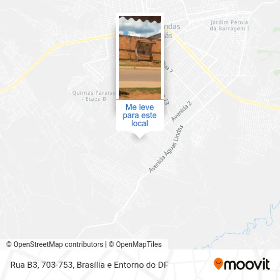 Rua B3, 703-753 mapa
