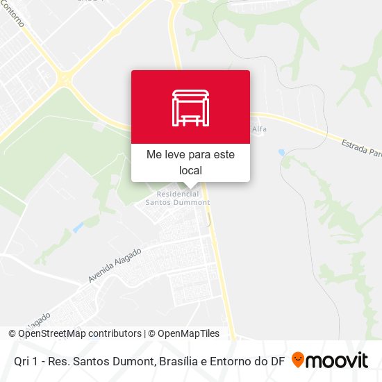 Qri 1 - Res. Santos Dumont mapa