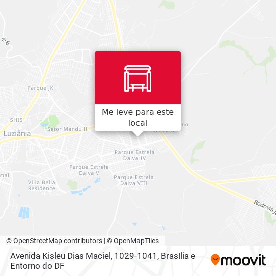 Avenida Kisleu Dias Maciel, 1029-1041 mapa