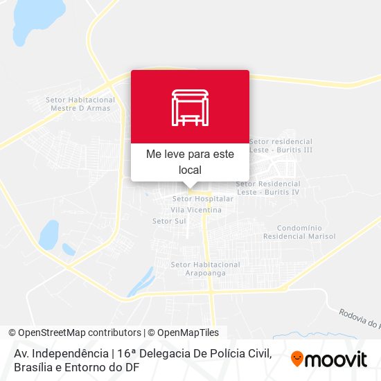 Av. Independência | 16ª Delegacia De Polícia Civil mapa