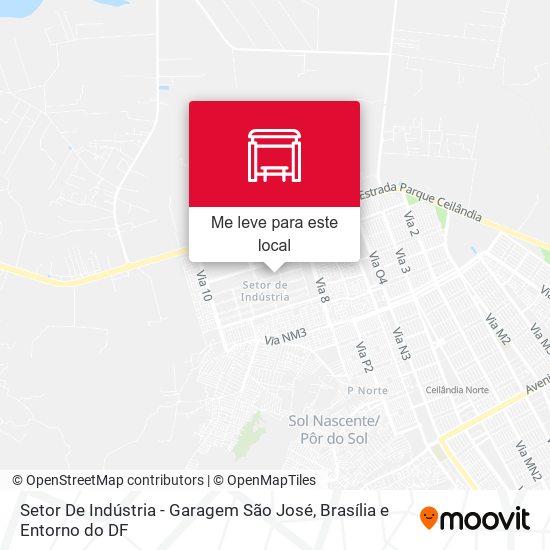 Setor De Indústria - Garagem São José mapa