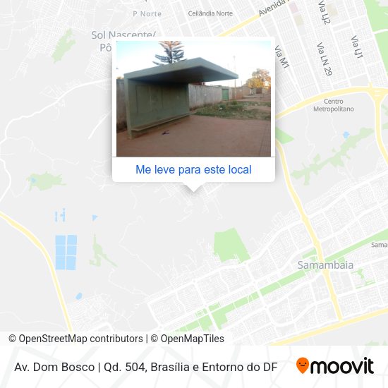 Av. Dom Bosco | Qd. 504 mapa