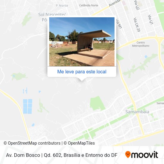 Av. Dom Bosco | Qd. 602 mapa