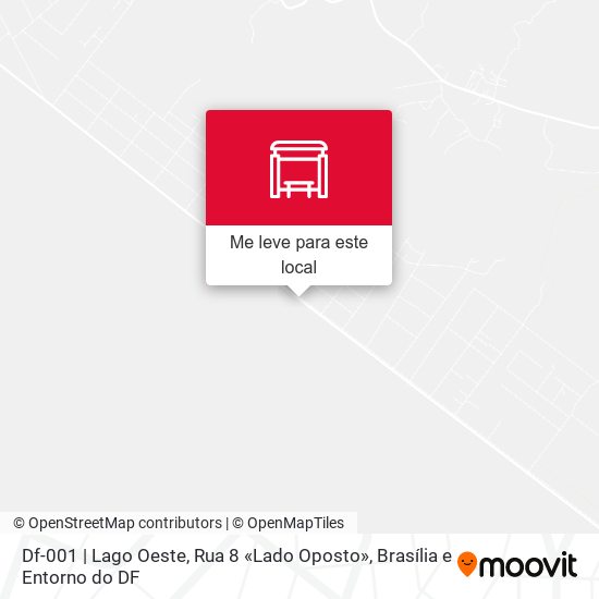 Df-001 | Lago Oeste, Rua 8 «Lado Oposto» mapa