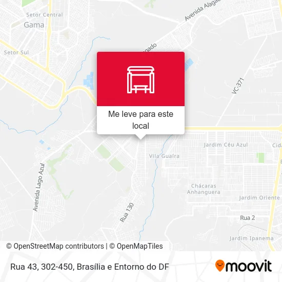 Rua 43, 302-450 mapa