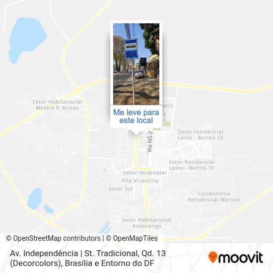 Av. Independência | St. Tradicional, Qd. 13 (Decorcolors) mapa