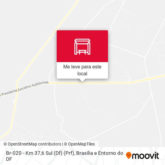 Br-020 - Km 37,6 Sul (Df) (Prf) mapa