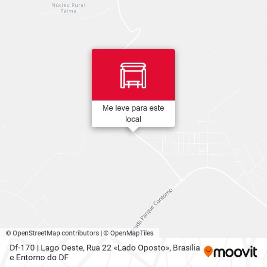 Df-170 | Lago Oeste, Rua 22 «Lado Oposto» mapa