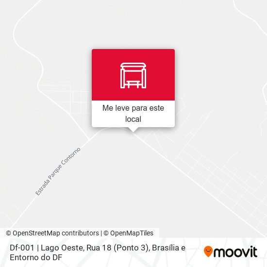 Df-001 | Lago Oeste, Rua 18 (Ponto 3) mapa