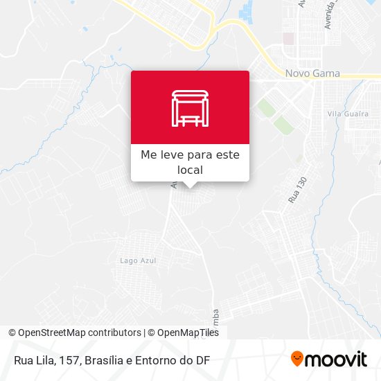 Rua Lila, 157 mapa