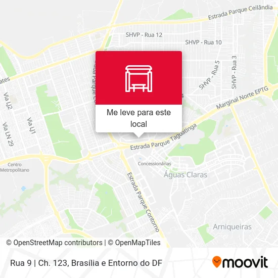 Rua 9 | Ch. 123 mapa